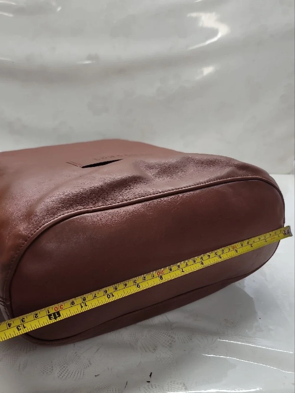 Longchamp 3D Cognac Leather Hobo Bag